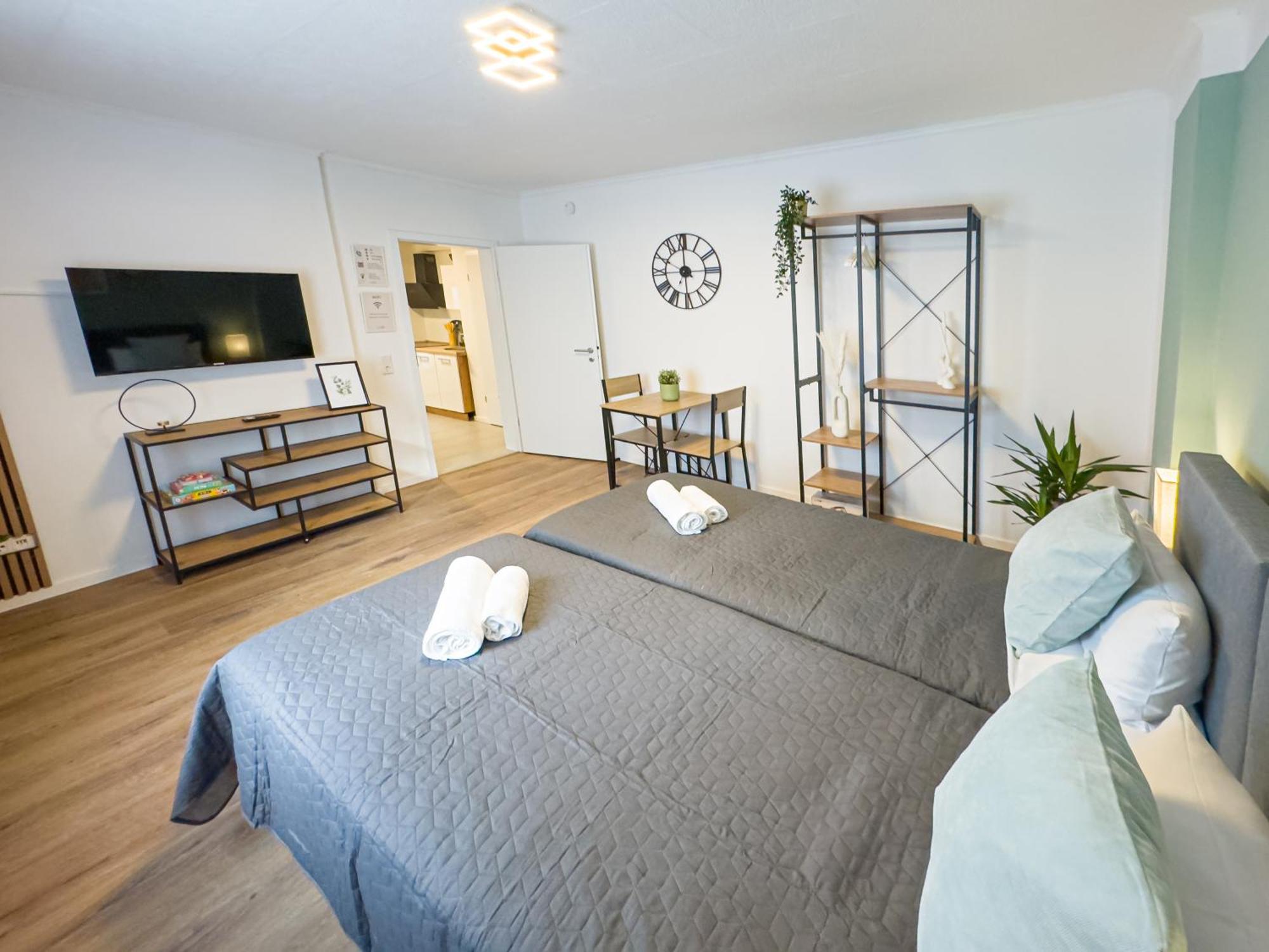 Immostay M#4 Ferien- Apartment, Wifi & Parken, Boxspring-betten Apartment